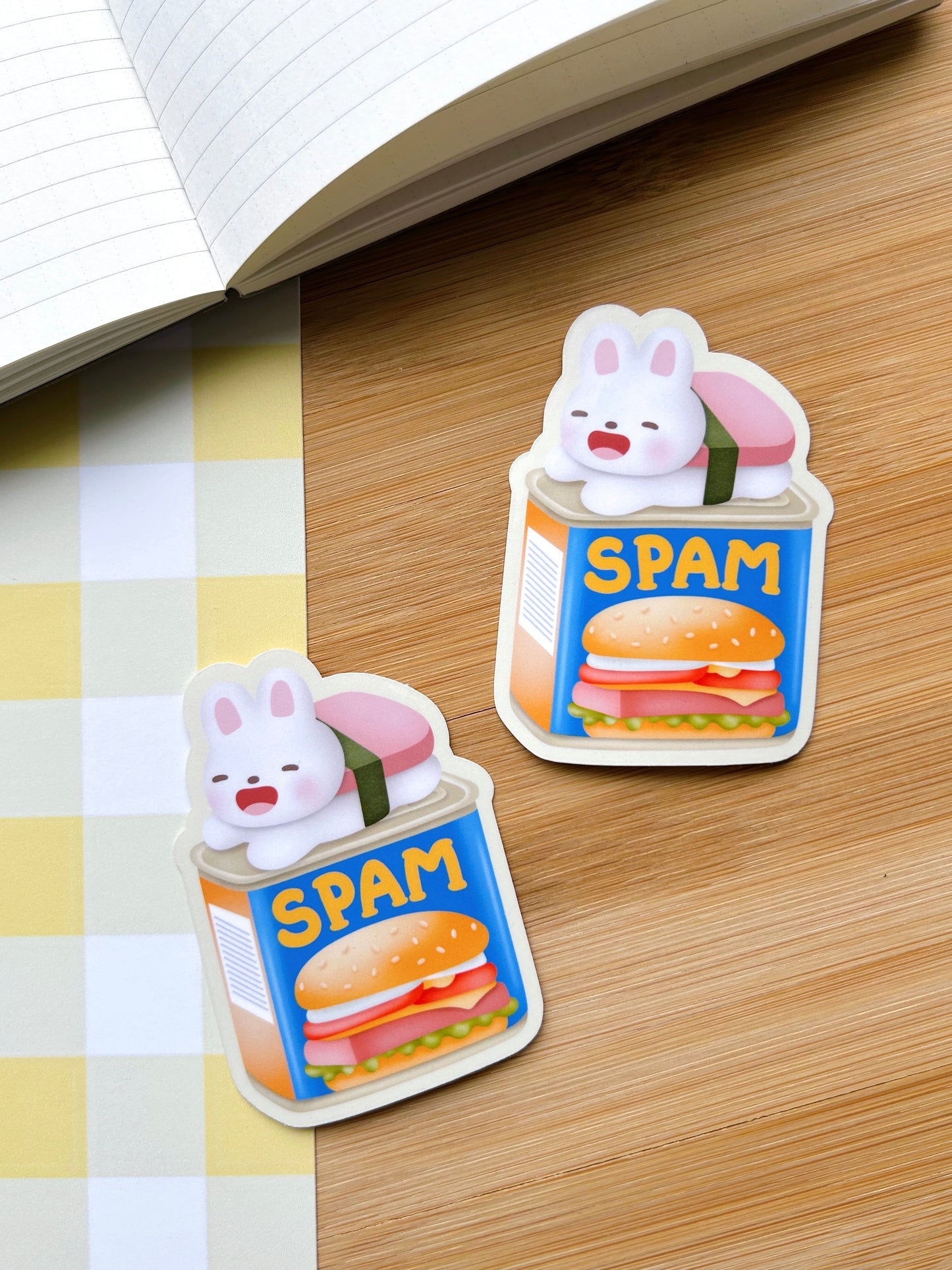 Spam Bunny Vinyl Sticker