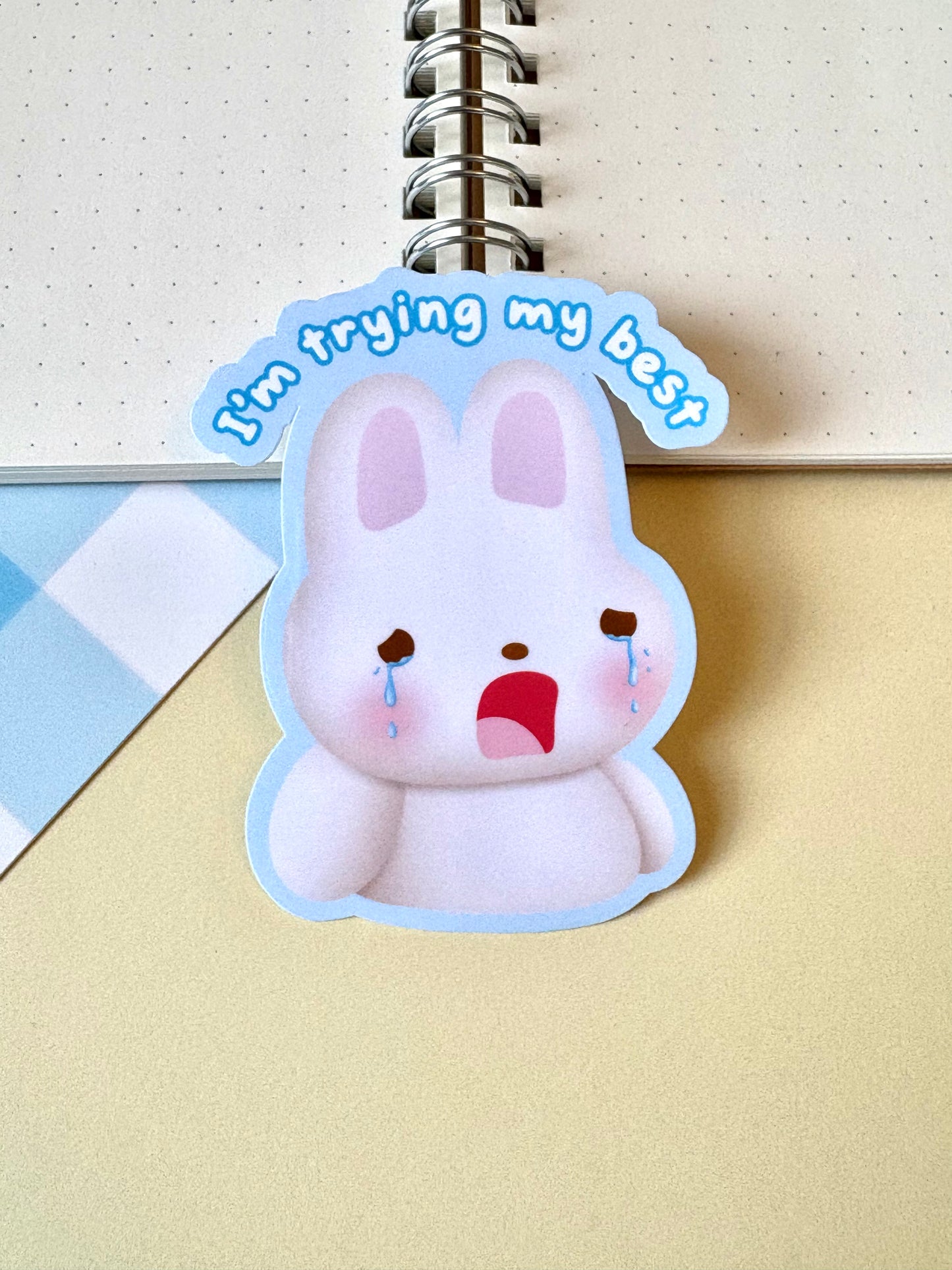 I'm Trying My Best Vinyl Sticker