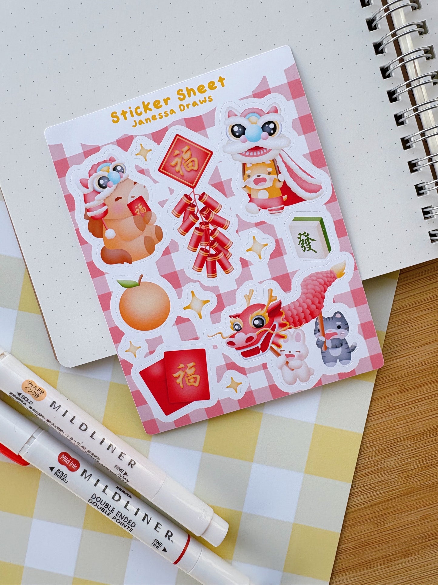 Year of the Horse Sticker Sheet