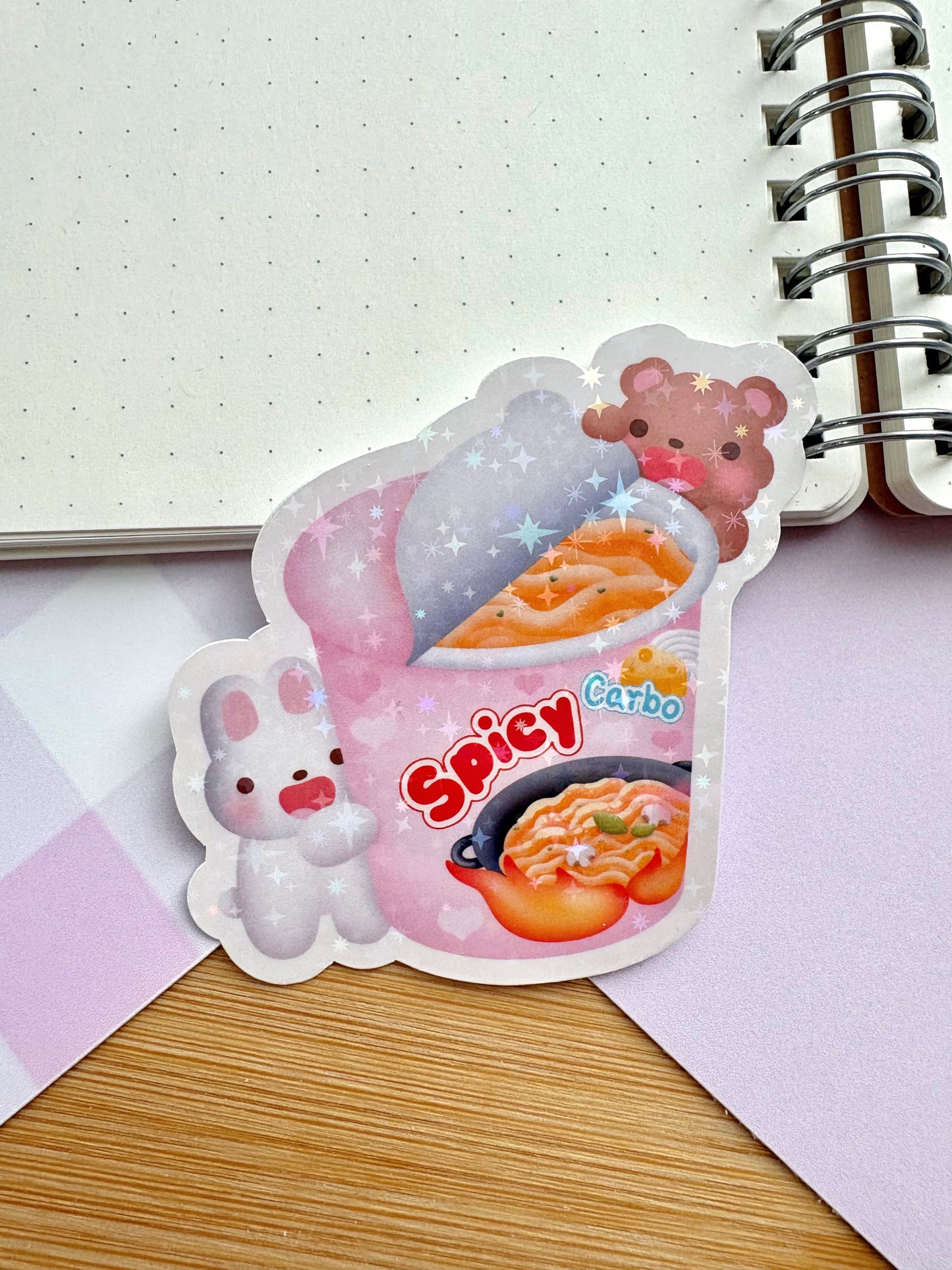 Korean Cup Noodles Vinyl Sticker