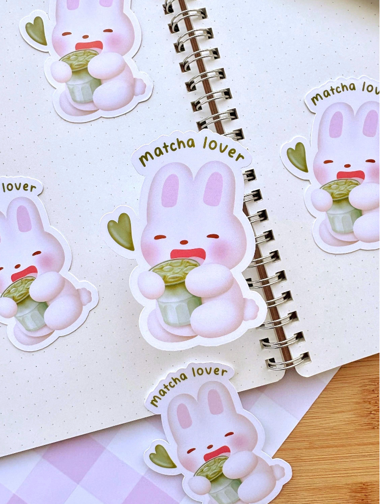Coffee & Matcha Lover Vinyl Sticker