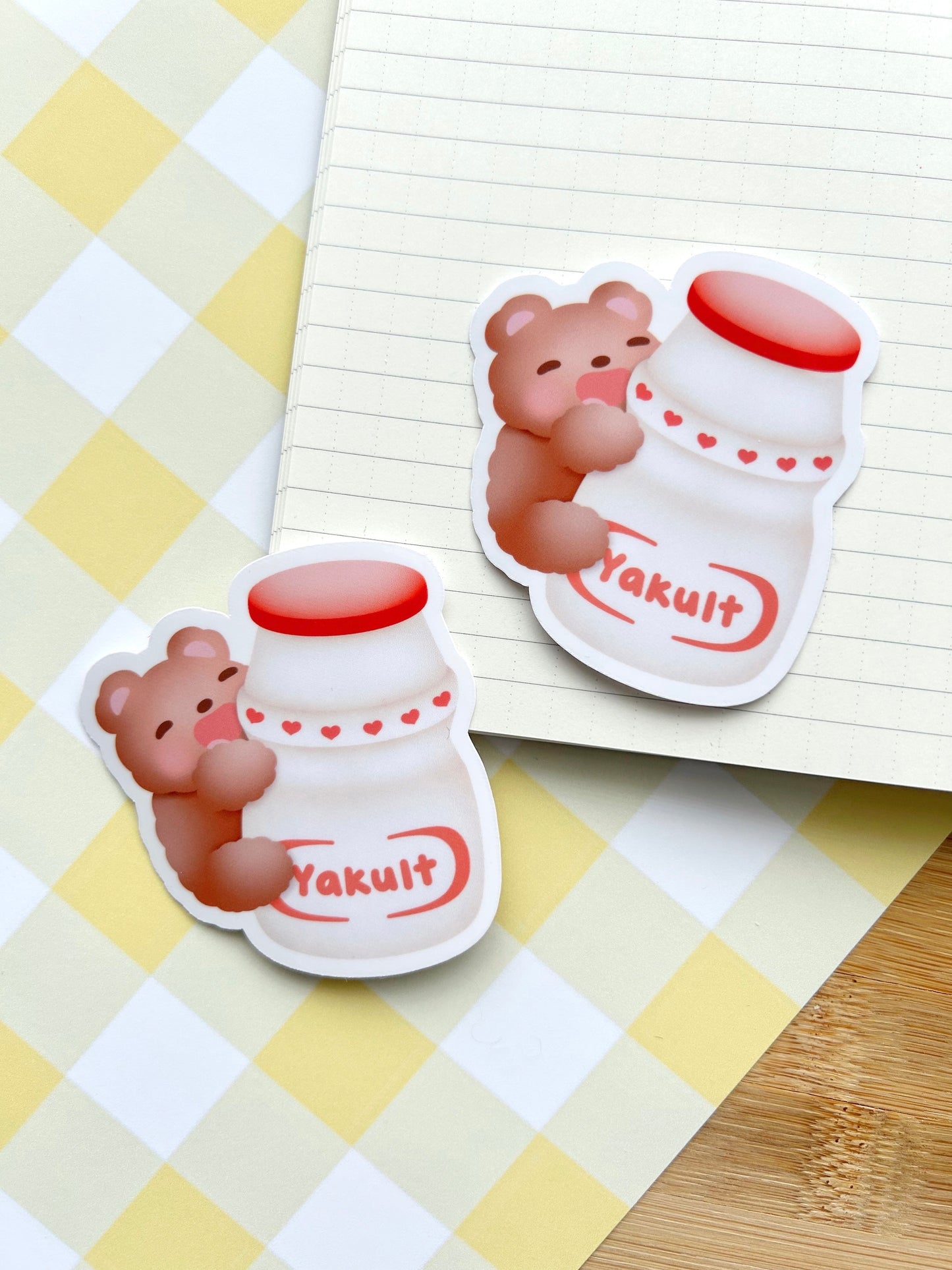 Yakult Bear Vinyl Sticker