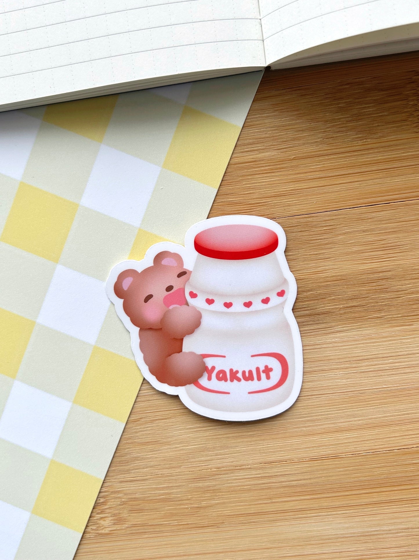 Yakult Bear Vinyl Sticker