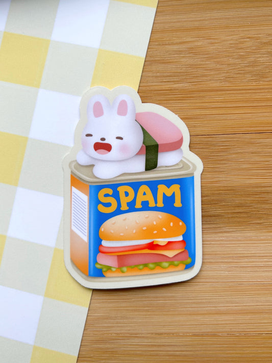 Spam Bunny Vinyl Sticker