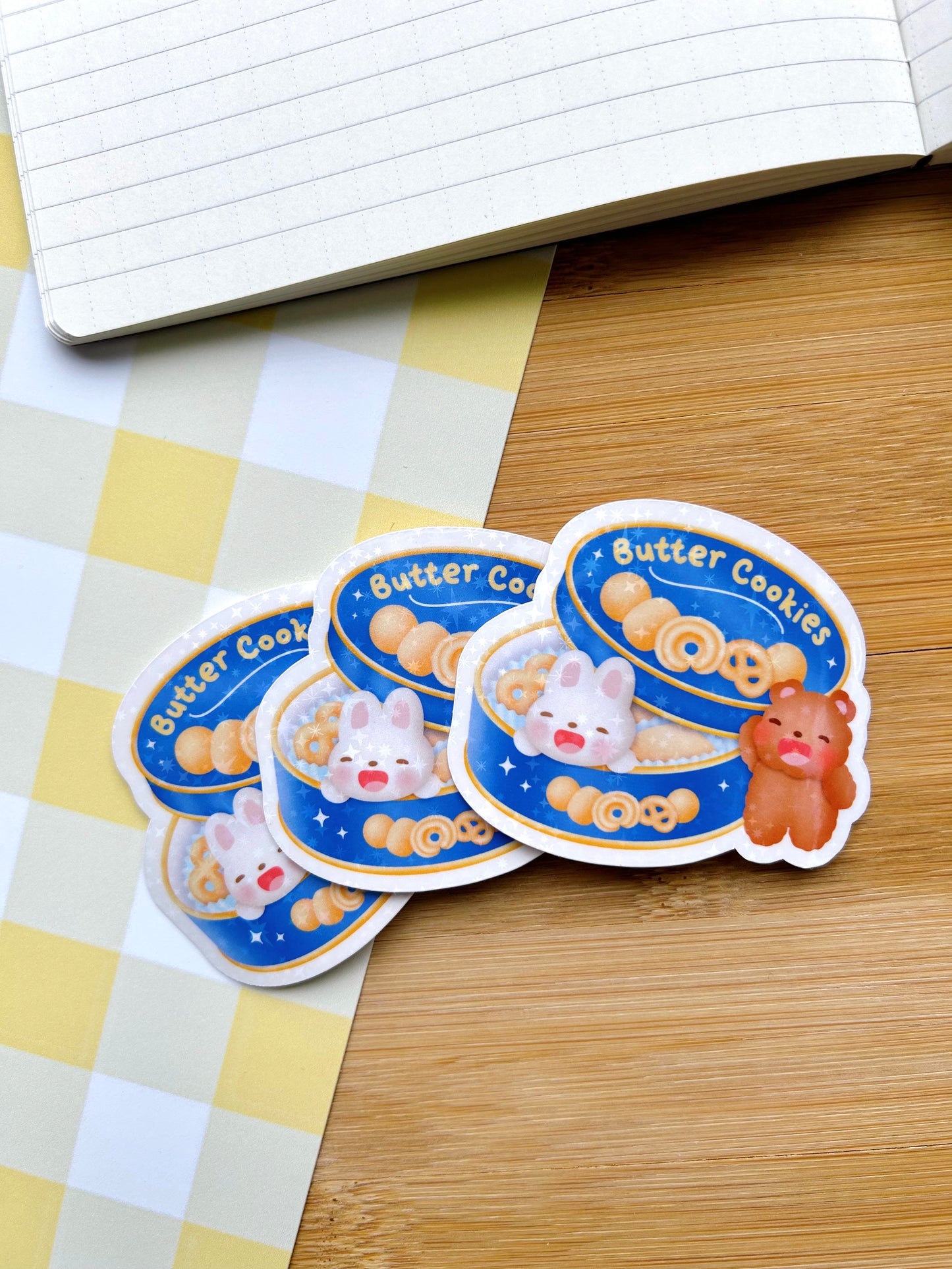 Butter Cookies Vinyl Sticker