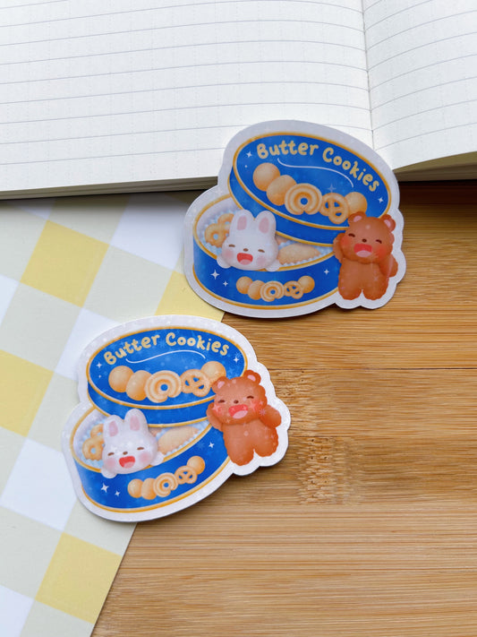 Butter Cookies Vinyl Sticker