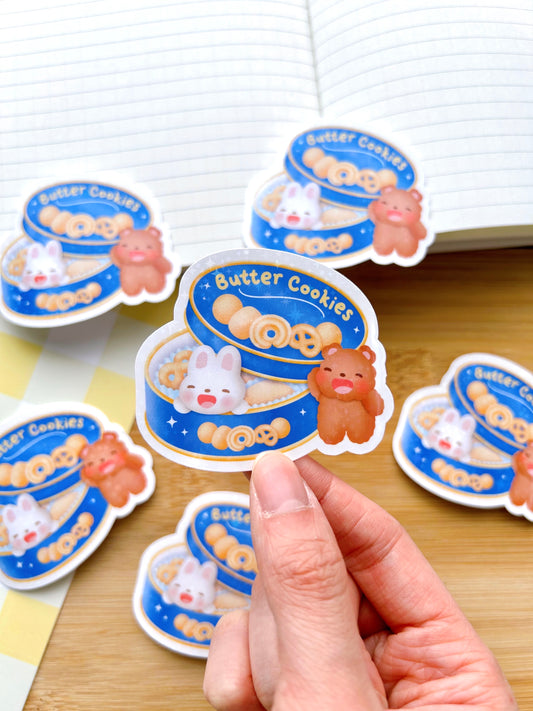 Butter Cookies Vinyl Sticker