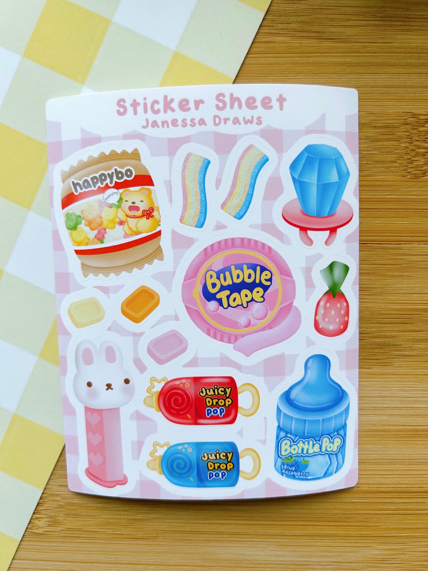 Nostalgic Candy Sticker Sheet