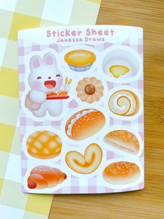 Hong Kong Pastry Sticker Sheet