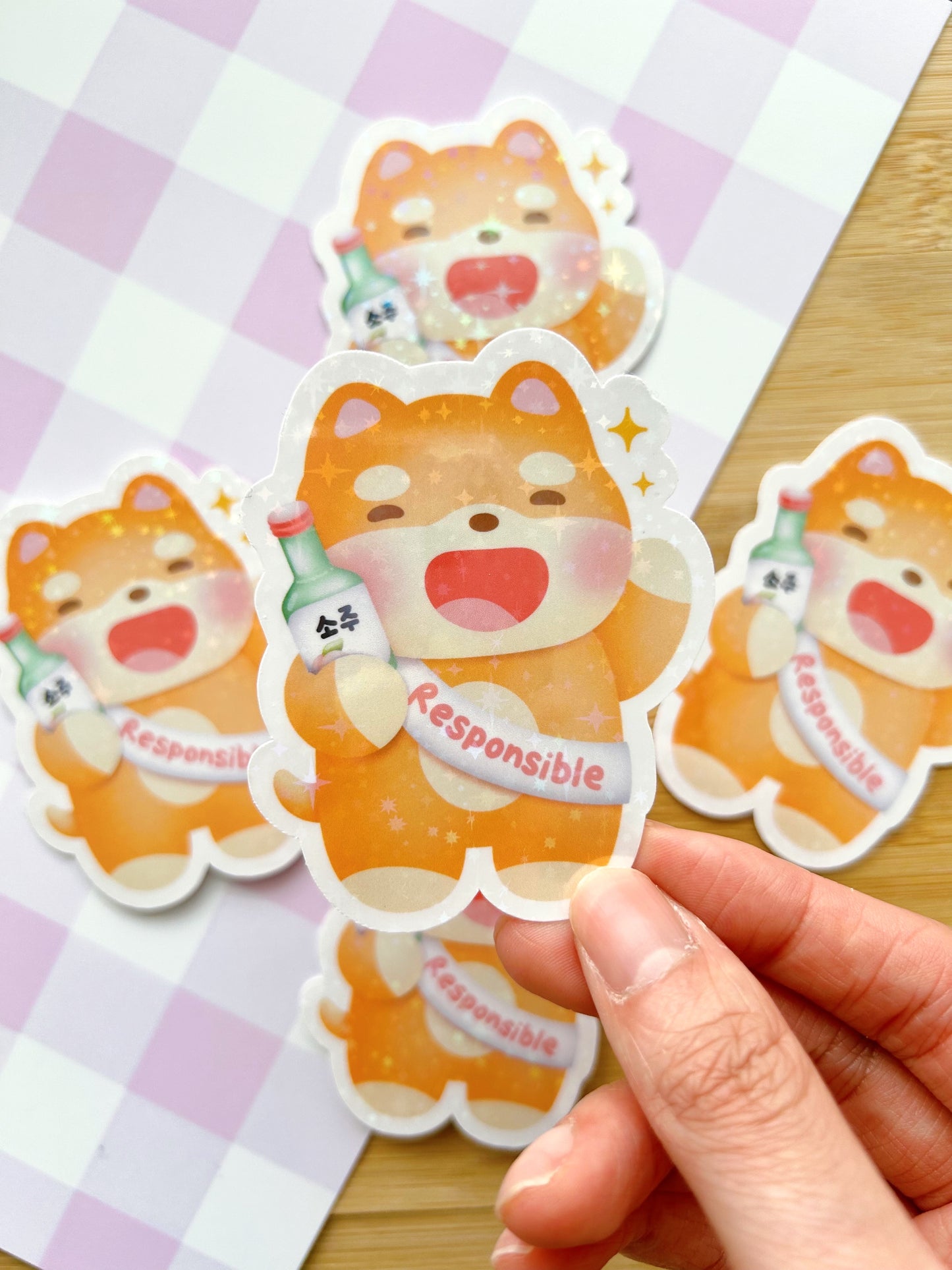 Responsible Party Animal Vinyl Sticker