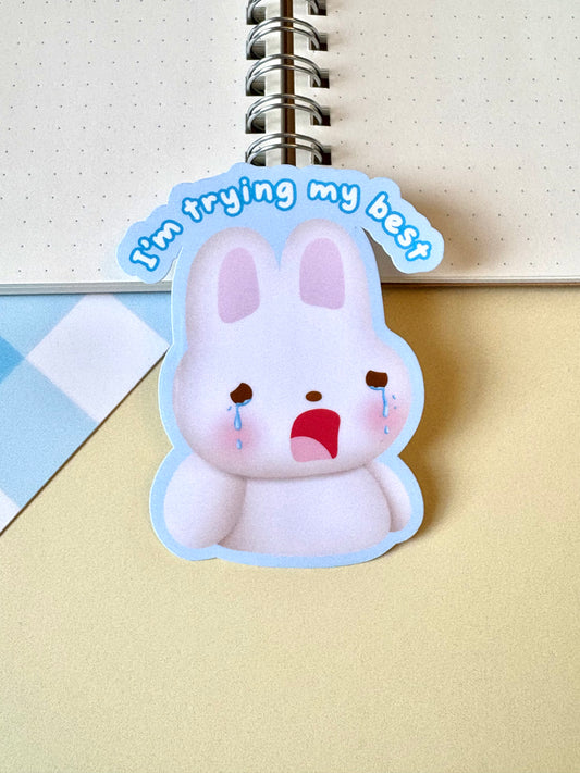 I'm Trying My Best Vinyl Sticker