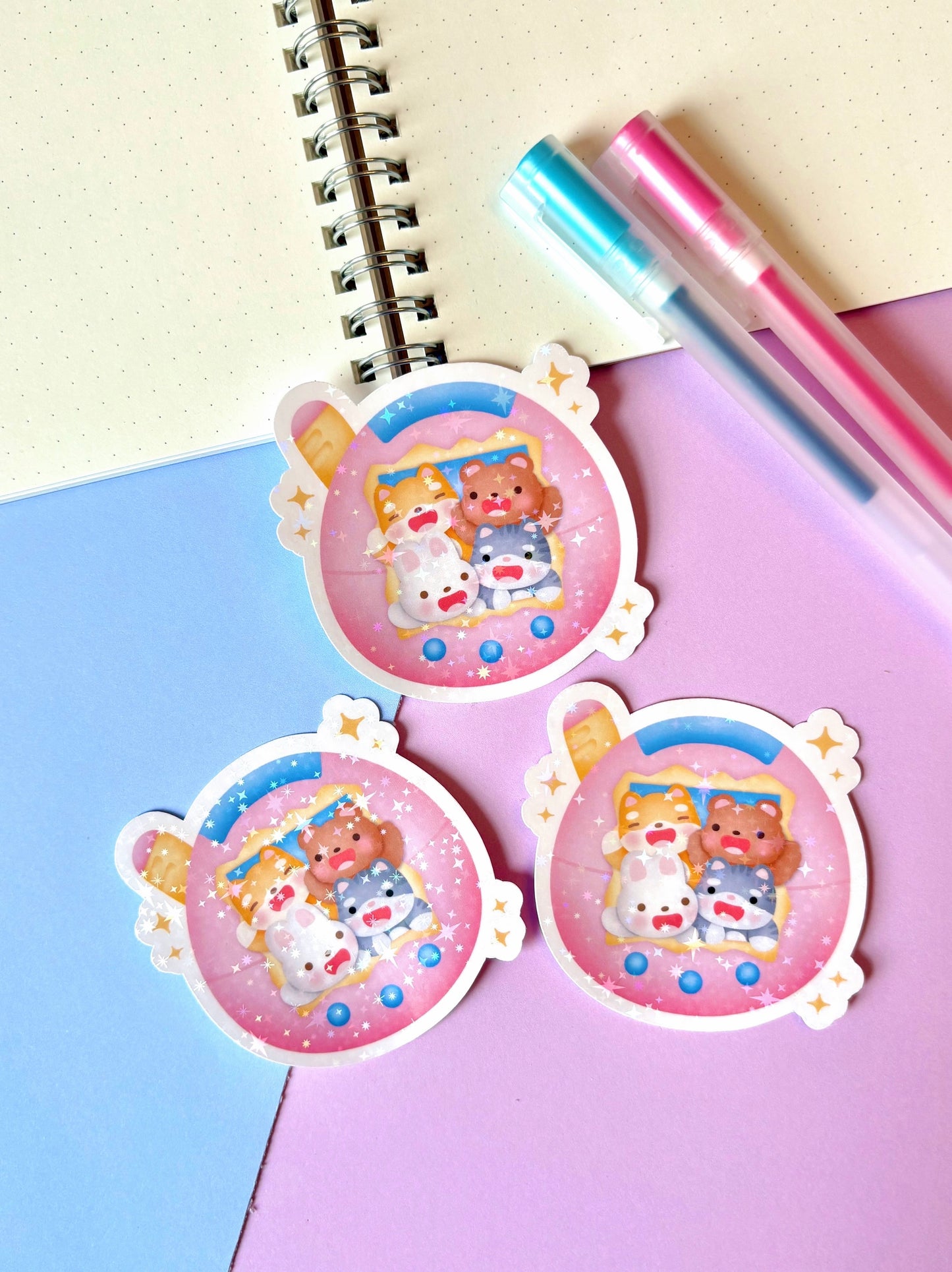 Tamagotchi Vinyl Sticker