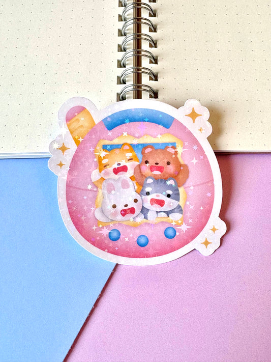Tamagotchi Vinyl Sticker
