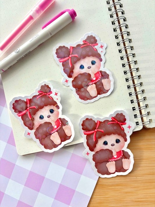 Monkey Vinyl Sticker
