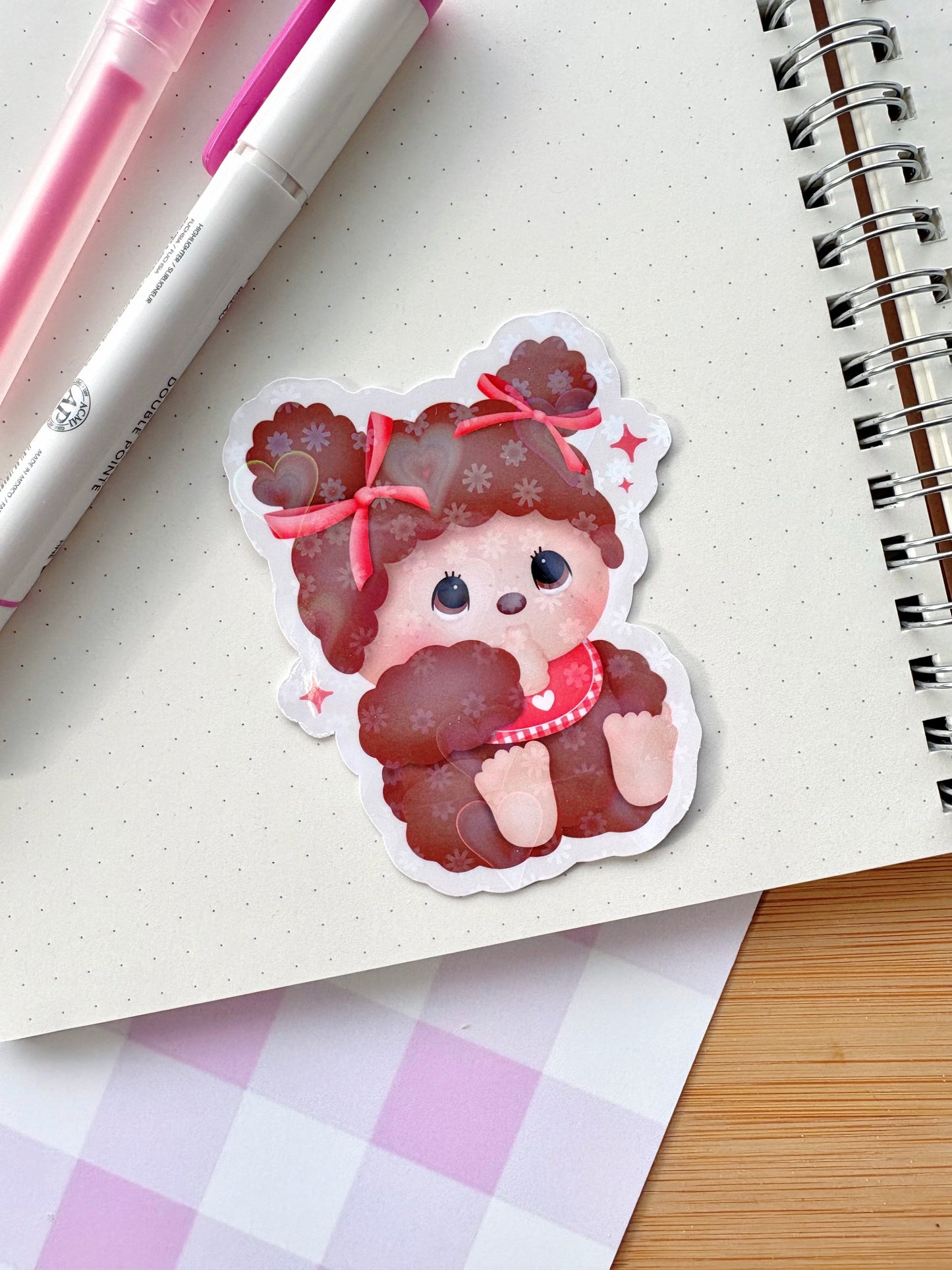 Monkey Vinyl Sticker