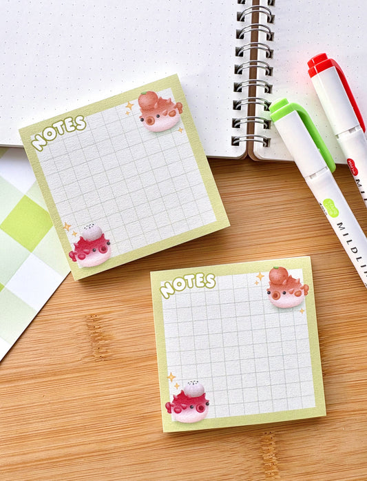 Pufferfish Sticky Note Pad