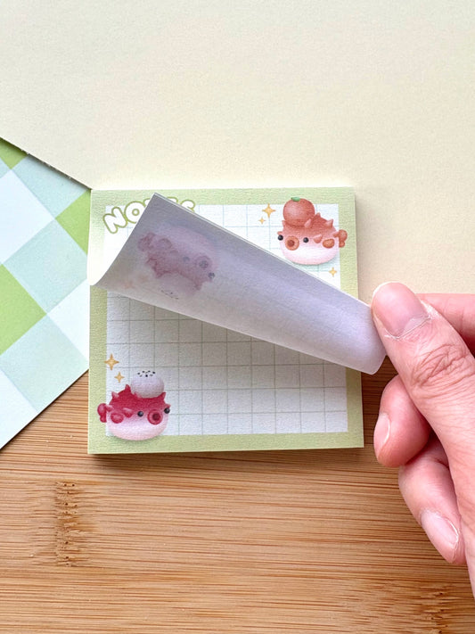 Pufferfish Sticky Note Pad