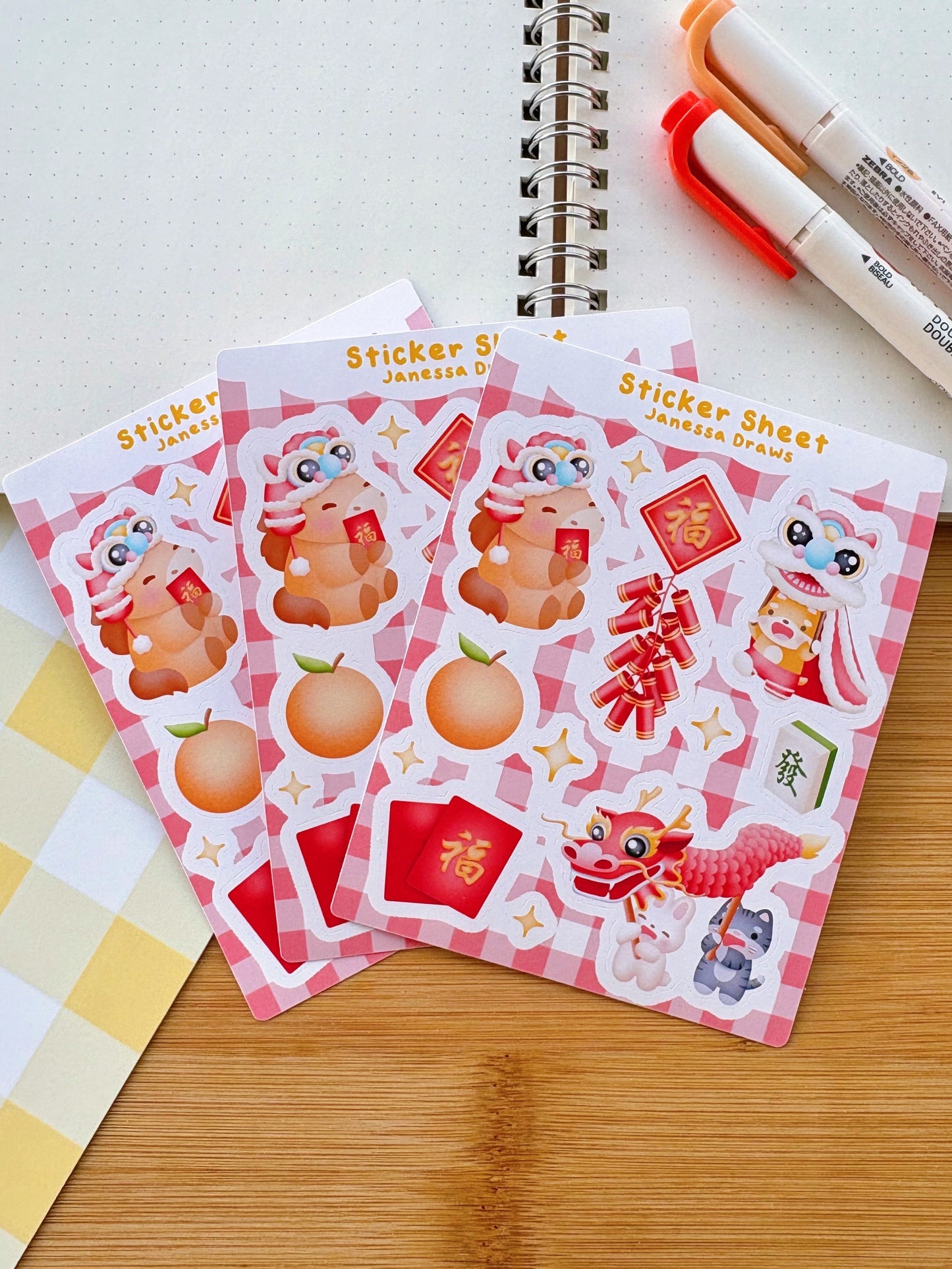 Year of the Horse Sticker Sheet