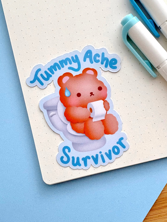 Tummy Ache Survivor Vinyl Sticker