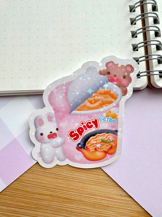 Korean Cup Noodles Vinyl Sticker