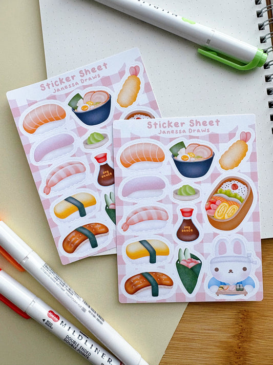 Sushi Sticker Sheet