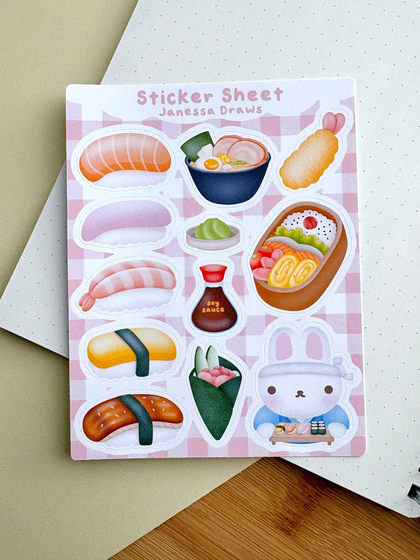 Sushi Sticker Sheet