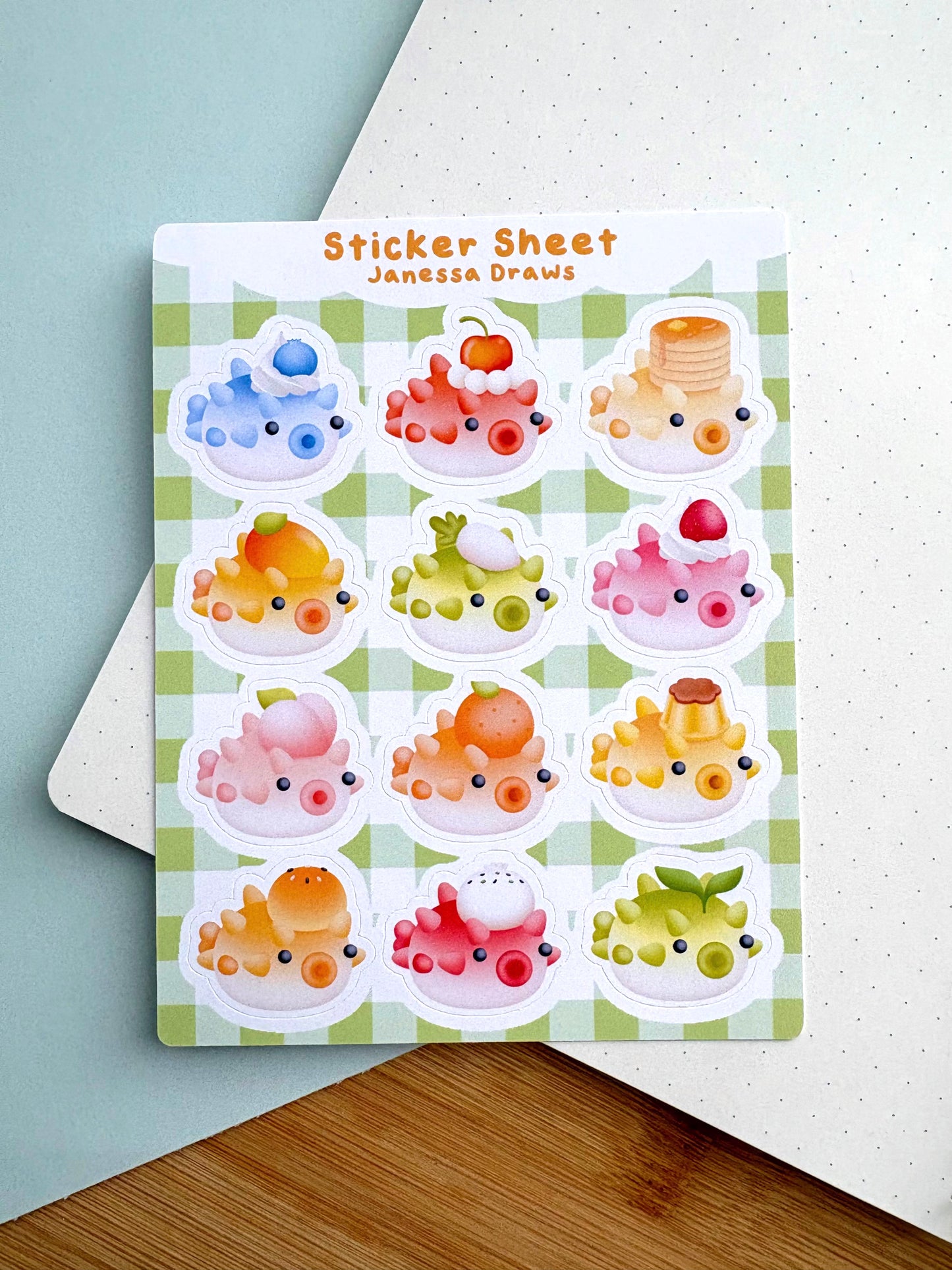 Pufferfish Sticker Sheet