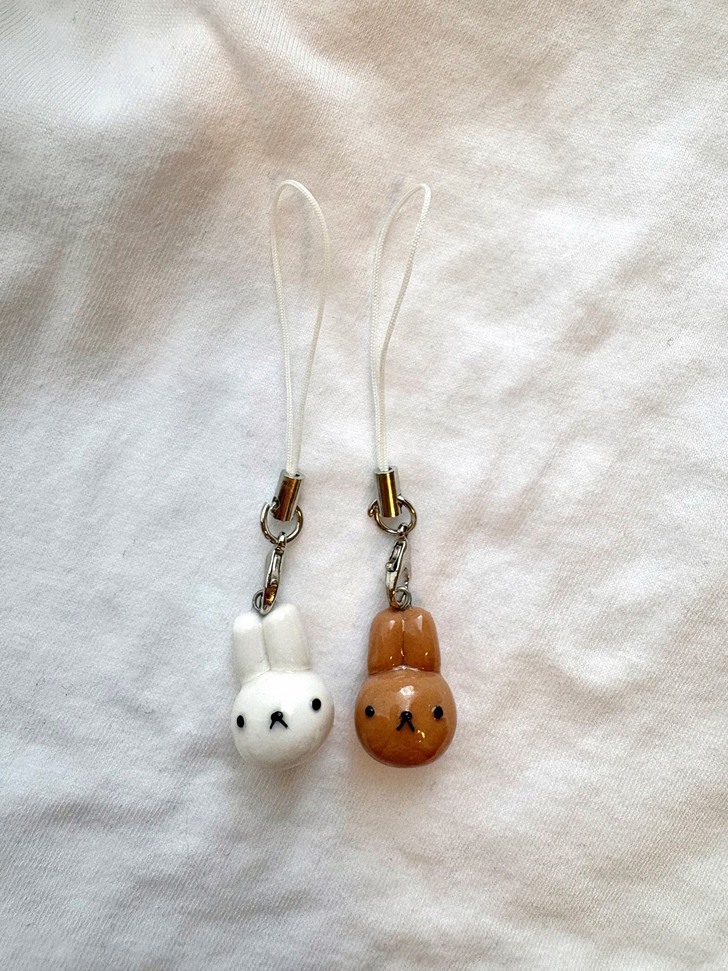 Bunny Clay Phone Charm