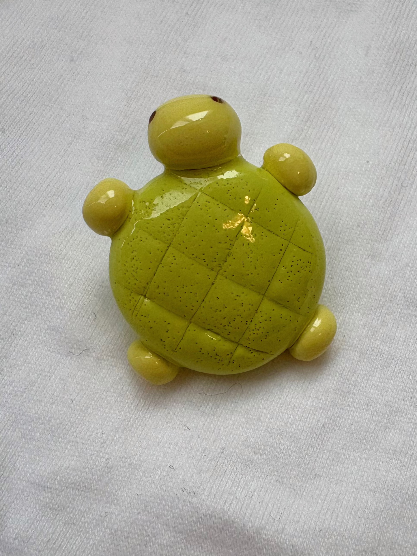 Melon Pan Turtle Clay Pin