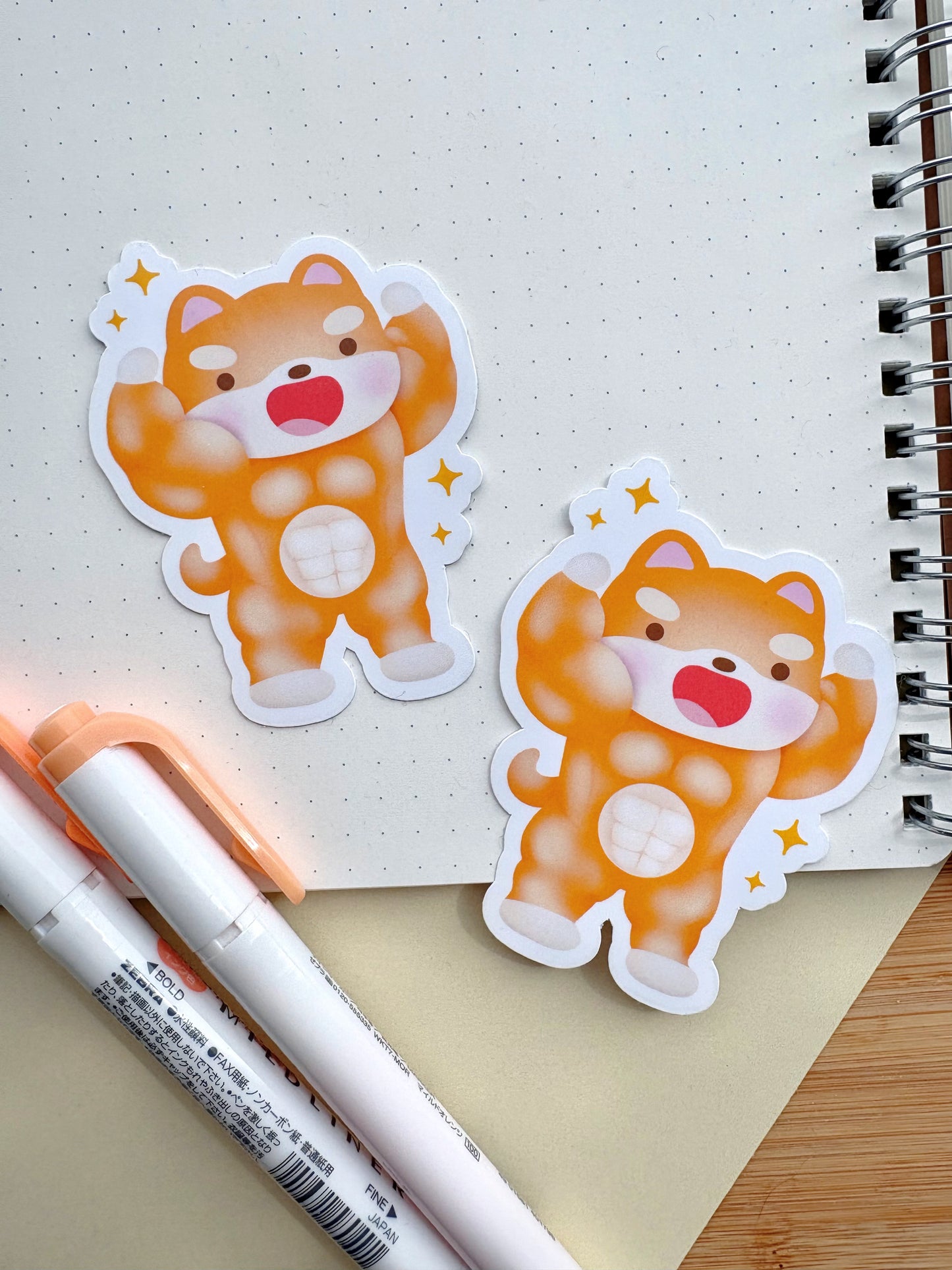 Strong Shibe Vinyl Sticker