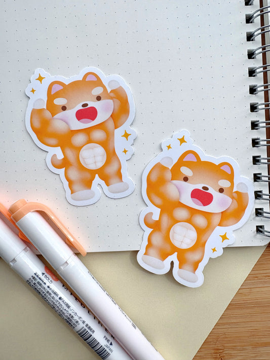 Strong Shibe Vinyl Sticker