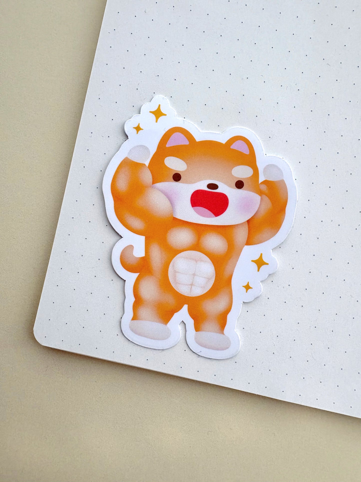 Strong Shibe Vinyl Sticker