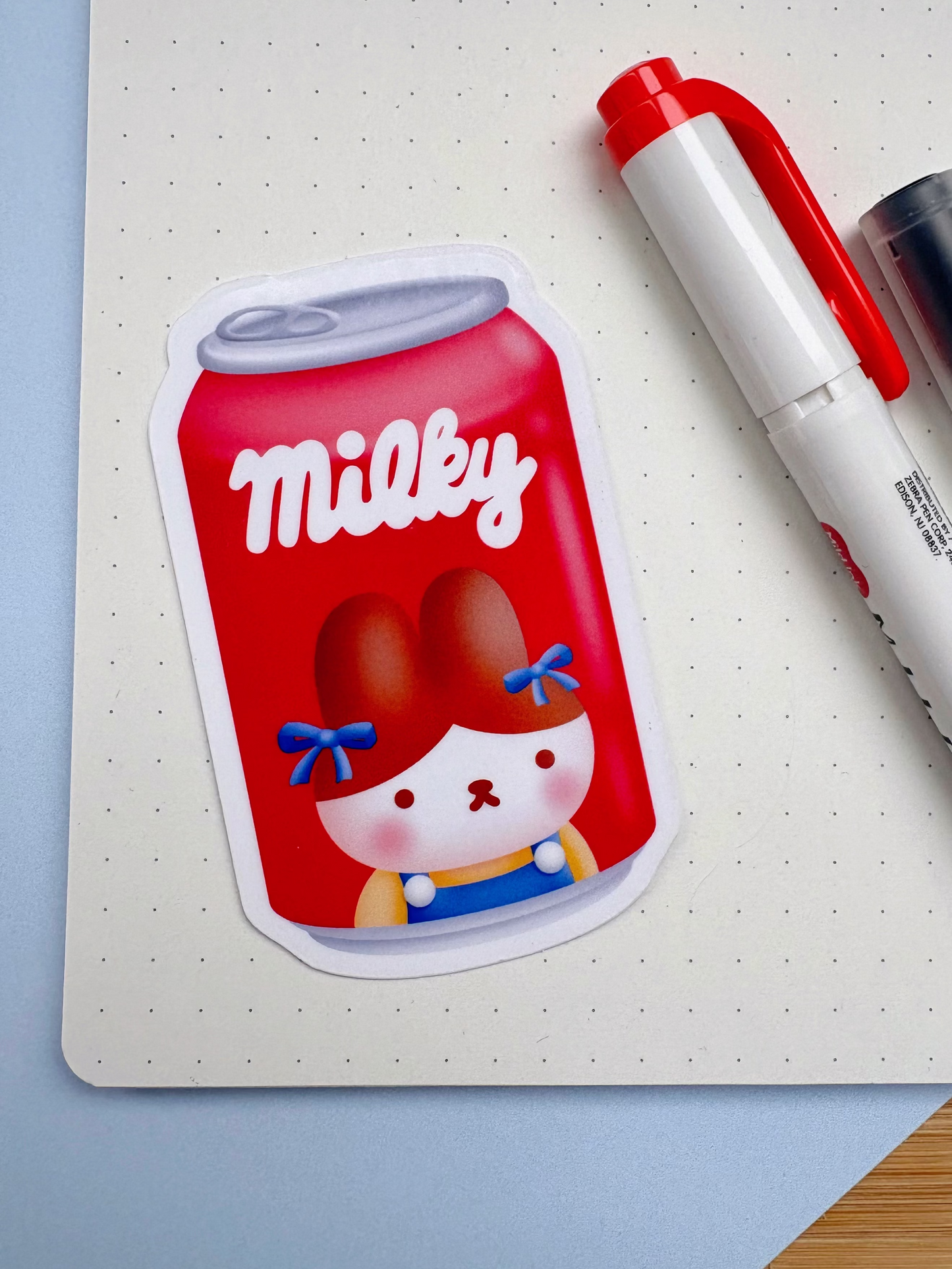Milky Vinyl Sticker